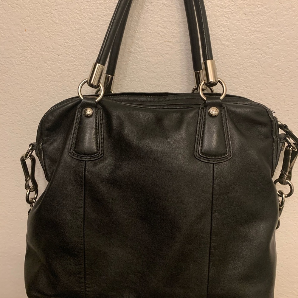 Coach Kristin Pleated Satchel - Picture 2 of 8